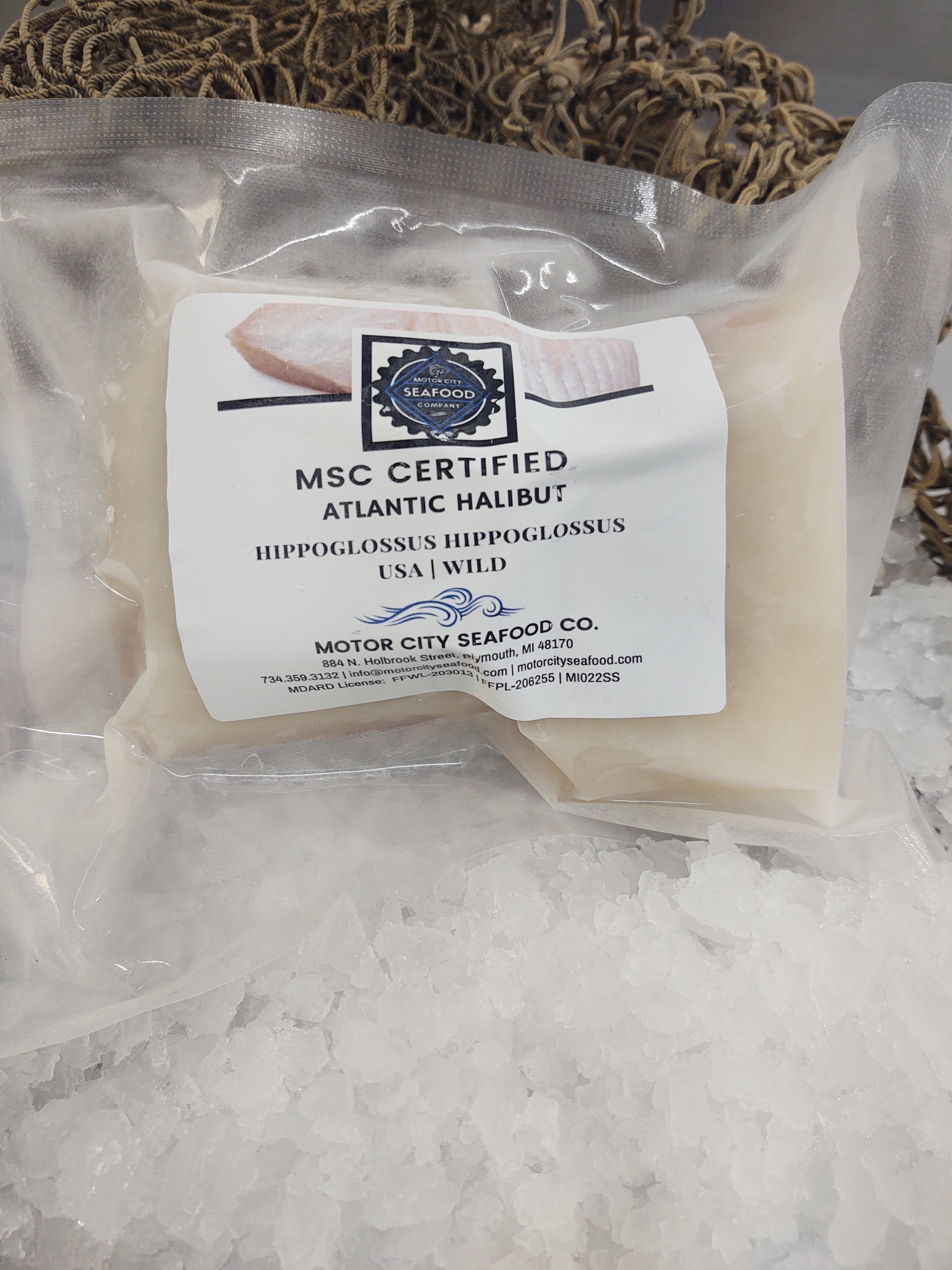 Atlantic Halibut - Frozen 2 x 7oz Portions
