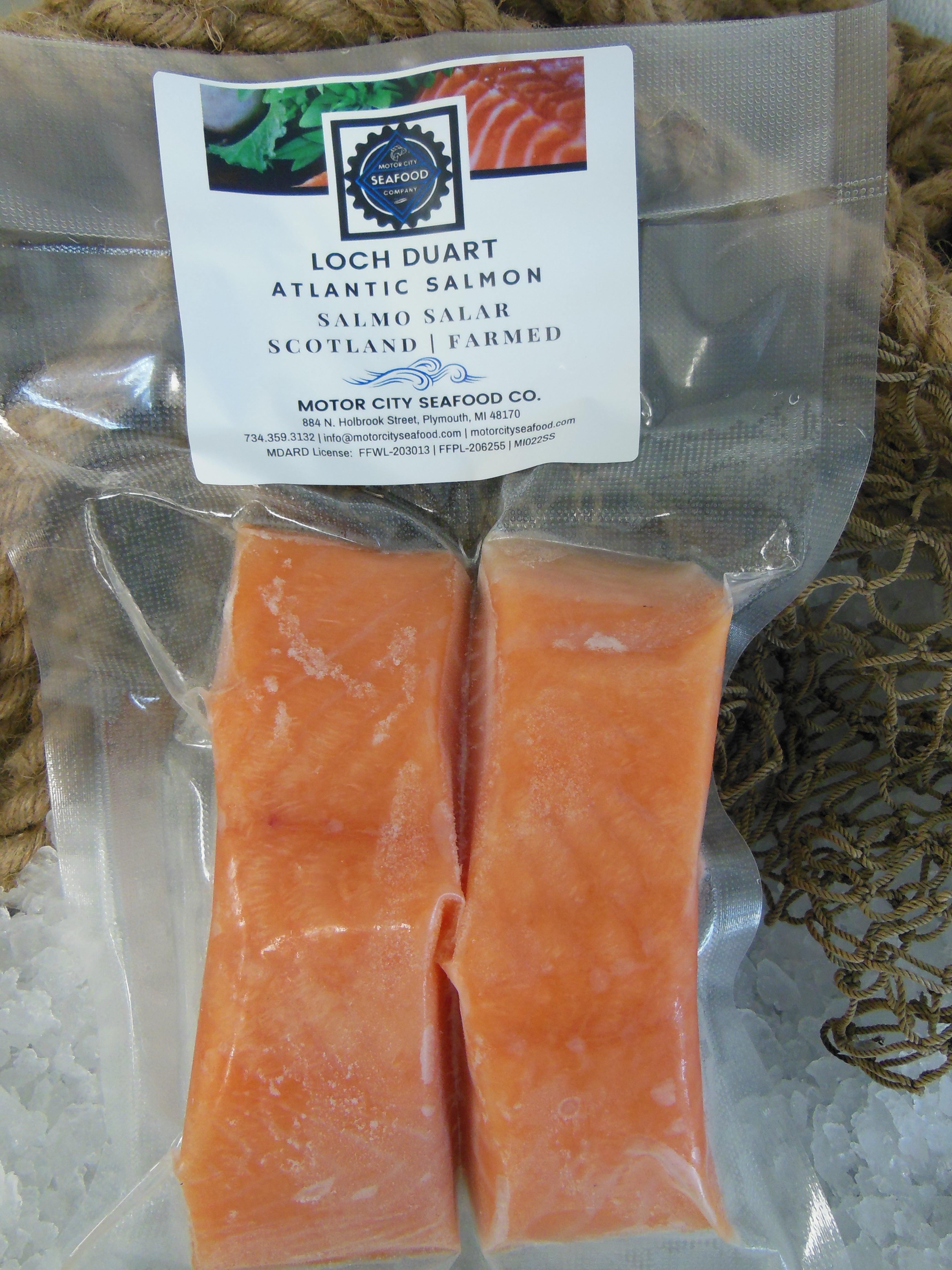 Loch Duart Atlantic Salmon - Quickly-Frozen - 2 x 7oz Portions