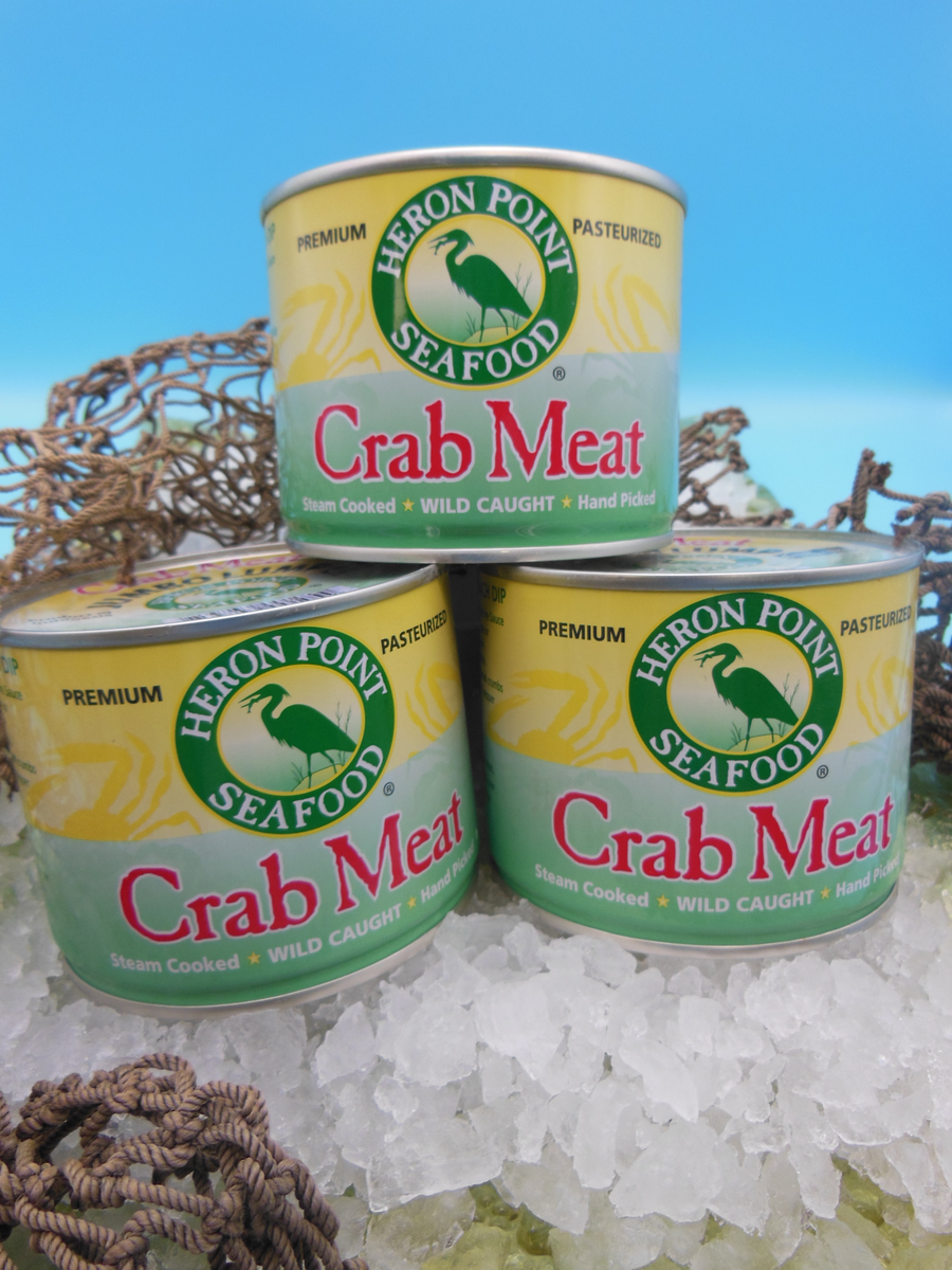 Heron Point Blue Jumbo Lump Crab Meat Motor City Seafood Co.
